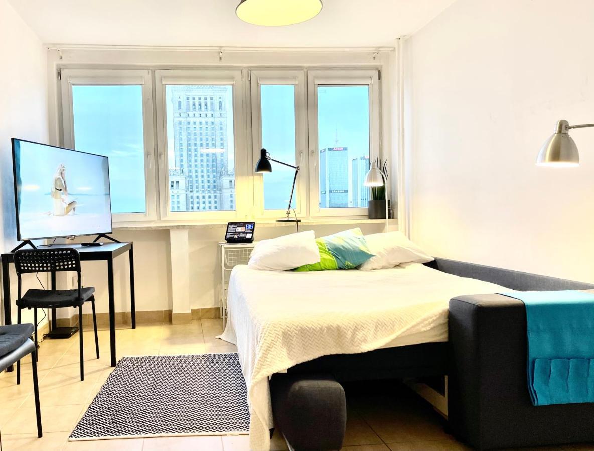 Super Apartament Palace 2X Metro Fast Wifi 500 Mbs Netflix Appletv Smarttv Panorama Miasta 바르샤바 외부 사진