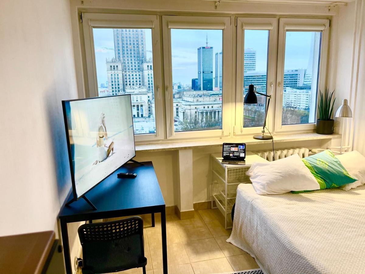 Super Apartament Palace 2X Metro Fast Wifi 500 Mbs Netflix Appletv Smarttv Panorama Miasta 바르샤바 외부 사진